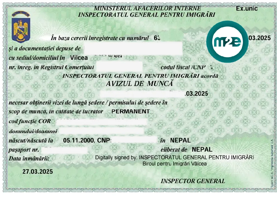 Romania Work Permit Stories