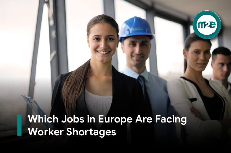 Occupations facing worker shortages in Europe Welder, nurse and electrician representing occupations facing worker shortages in Europe